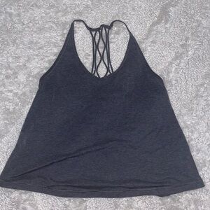 Lululemon grey racerback tank top